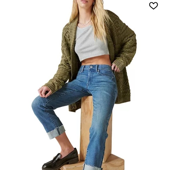 Lucky Brand Women’s Mid Rise Skinny Crop Size 6/28R - Picture 2 of 10